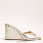 Sam Edelman Merrick Keilsandale Frauen dunkles Gold Schuhwerk 2P8JNV611 - Image 2