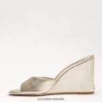 Sam Edelman Merrick Keilsandale Frauen dunkles Gold Schuhwerk 2P8JNV611 - Image 4