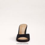 Sam Edelman Merrick Keilsandale Frauen schwarzes Wildleder Schuhwerk 2P8JNV613 - Image 3