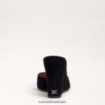 Sam Edelman Merrick Keilsandale Frauen schwarzes Wildleder Schuhwerk 2P8JNV613 - Image 5