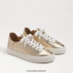 Sam Edelman Mohn-Schnürsneaker Frauen Gold Schuhwerk 2P8JNV310