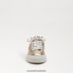 Sam Edelman Mohn-Schnürsneaker Frauen Gold Schuhwerk 2P8JNV310 - Image 3