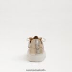 Sam Edelman Mohn-Schnürsneaker Frauen Gold Schuhwerk 2P8JNV310 - Image 5