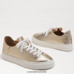 Sam Edelman Mohn-Schnürsneaker Frauen Gold Schuhwerk 2P8JNV310 - Image 7