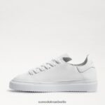 Sam Edelman Mohn-Schnürsneaker Frauen weißes Leder Schuhwerk 2P8JNV309 - Image 4