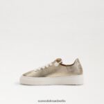 Sam Edelman Mohn-Schnürsneaker Kinder Gold Blatt Schuhwerk 2P8JNV925 - Image 4