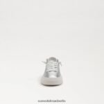 Sam Edelman Mohn-Schnürsneaker Kinder weiches Silber Schuhwerk 2P8JNV923 - Image 3