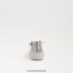 Sam Edelman Mohn-Schnürsneaker Kinder weiches Silber Schuhwerk 2P8JNV923 - Image 5