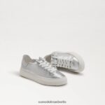 Sam Edelman Mohn-Schnürsneaker Kinder weiches Silber Schuhwerk 2P8JNV923 - Image 7