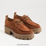Sam Edelman Monna-Loafer zum Schnüren mit Stollensohle Frauen Grenzbraun Schuhwerk 2P8JNV720