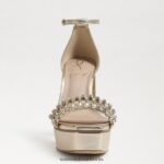 Sam Edelman Ninette-Plateauabsatz Frauen Gold Blatt Schuhwerk 2P8JNV759 - Image 3