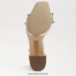 Sam Edelman Ninette-Plateauabsatz Frauen Gold Blatt Schuhwerk 2P8JNV759 - Image 6