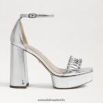 Sam Edelman Ninette-Plateauabsatz Frauen weiches Silber Schuhwerk 2P8JNV760 - Image 2