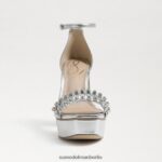 Sam Edelman Ninette-Plateauabsatz Frauen weiches Silber Schuhwerk 2P8JNV760 - Image 3