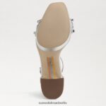 Sam Edelman Ninette-Plateauabsatz Frauen weiches Silber Schuhwerk 2P8JNV760 - Image 6