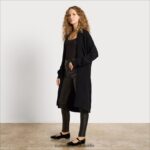 Sam Edelman Norfolk große Strickjacke Frauen Schwarz Bekleidung 2P8JNV1240 - Image 2