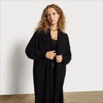 Sam Edelman Norfolk große Strickjacke Frauen Schwarz Bekleidung 2P8JNV1240 - Image 3