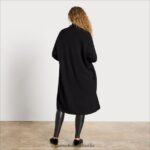 Sam Edelman Norfolk große Strickjacke Frauen Schwarz Bekleidung 2P8JNV1240 - Image 4