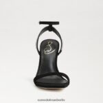 Sam Edelman Ophelia-Knöchelriemenabsatz Frauen schwarzes Wildleder Schuhwerk 2P8JNV537 - Image 3