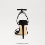 Sam Edelman Ophelia-Knöchelriemenabsatz Frauen schwarzes Wildleder Schuhwerk 2P8JNV537 - Image 5