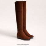 Sam Edelman Pam Overknee-Stiefel Frauen geröstete Kokosnuss Schuhwerk 2P8JNV778