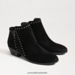 Sam Edelman Paola-Stiefeletten Frauen schwarzes Wildleder Schuhwerk 2P8JNV792