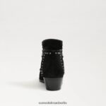 Sam Edelman Paola-Stiefeletten Frauen schwarzes Wildleder Schuhwerk 2P8JNV792 - Image 5