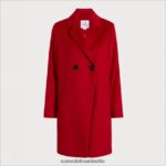 Sam Edelman Peacoat aus Wollmischung Frauen Rot Bekleidung 2P8JNV1239 - Image 5