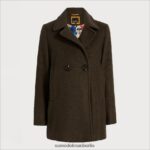 Sam Edelman Peacoat-Jacke aus Wolle Frauen Militärgrün Bekleidung 2P8JNV1157 - Image 4