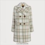 Sam Edelman Peacoat-Jacke aus Wolle Frauen sanftes Grün Bekleidung 2P8JNV1125 - Image 4