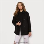 Sam Edelman Peacoat-Jacke aus Wolle Frauen Schwarz Bekleidung 2P8JNV1158 - Image 2