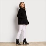 Sam Edelman Peacoat-Jacke aus Wolle Frauen Schwarz Bekleidung 2P8JNV1158