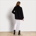 Sam Edelman Peacoat-Jacke aus Wolle Frauen Schwarz Bekleidung 2P8JNV1158 - Image 3