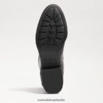 Sam Edelman Penny2 breiter Reitstiefel aus Kalbsleder Frauen schwarzes Leder Schuhwerk 2P8JNV435 - Image 6