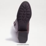 Sam Edelman Penny-Reitstiefel aus Leder Frauen dunkelbraun Schuhwerk 2P8JNV414 - Image 6
