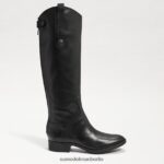 Sam Edelman Penny-Reitstiefel aus Leder Frauen schwarzes Leder Schuhwerk 2P8JNV415 - Image 2