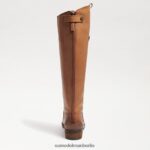 Sam Edelman Penny-Reitstiefel aus Leder Frauen Whiskey-Leder Schuhwerk 2P8JNV416 - Image 5