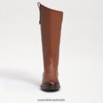 Sam Edelman Penny-Reitstiefel Kinder neues Whiskey-Leder Schuhwerk 2P8JNV1008 - Image 3