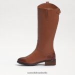 Sam Edelman Penny-Reitstiefel Kinder neues Whiskey-Leder Schuhwerk 2P8JNV1008 - Image 4
