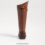 Sam Edelman Penny-Reitstiefel Kinder neues Whiskey-Leder Schuhwerk 2P8JNV1008 - Image 5