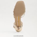 Sam Edelman Philippa Kitten Heel Frauen Gold Blatt Schuhwerk 2P8JNV178 - Image 6