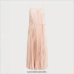 Sam Edelman plissiertes Midikleid Frauen erröten Bekleidung 2P8JNV1115 - Image 5