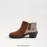Sam Edelman Pryce-Stiefelette Kinder Grenzbraun Schuhwerk 2P8JNV1004 - Image 4