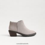 Sam Edelman Pryce-Stiefelette Kinder Kitt Wildleder Schuhwerk 2P8JNV1005 - Image 2