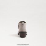 Sam Edelman Pryce-Stiefelette Kinder Kitt Wildleder Schuhwerk 2P8JNV1005 - Image 5