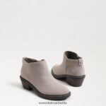 Sam Edelman Pryce-Stiefelette Kinder Kitt Wildleder Schuhwerk 2P8JNV1005 - Image 7