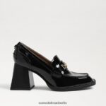 Sam Edelman Quincy-Loafer mit Blockabsatz Frauen schwarzes Lackleder Schuhwerk 2P8JNV631 - Image 2