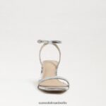 Sam Edelman Rayelle Kitten-Heel Frauen weiches Silber Schuhwerk 2P8JNV677 - Image 3