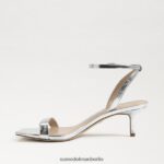 Sam Edelman Rayelle Kitten-Heel Frauen weiches Silber Schuhwerk 2P8JNV677 - Image 4