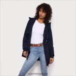 Sam Edelman Regenanorak Frauen Marine Bekleidung 2P8JNV1137